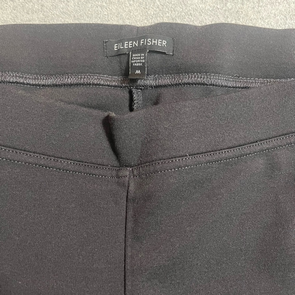 Eileen Fisher Charcoal -Gray Pull on pants - Picture 7 of 12